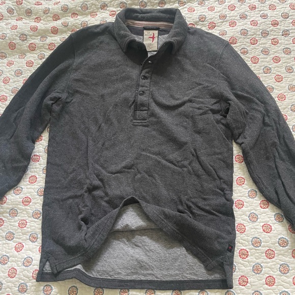 Relwen Thermal Polo in Charcoal Heather. Size Medium. - Picture 4 of 7